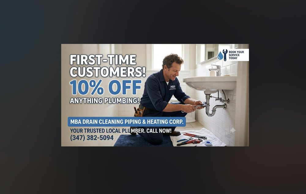 MBA Drain Cleaning, Piping and Heating